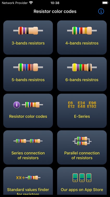 Resistor color codes calc screenshot-7