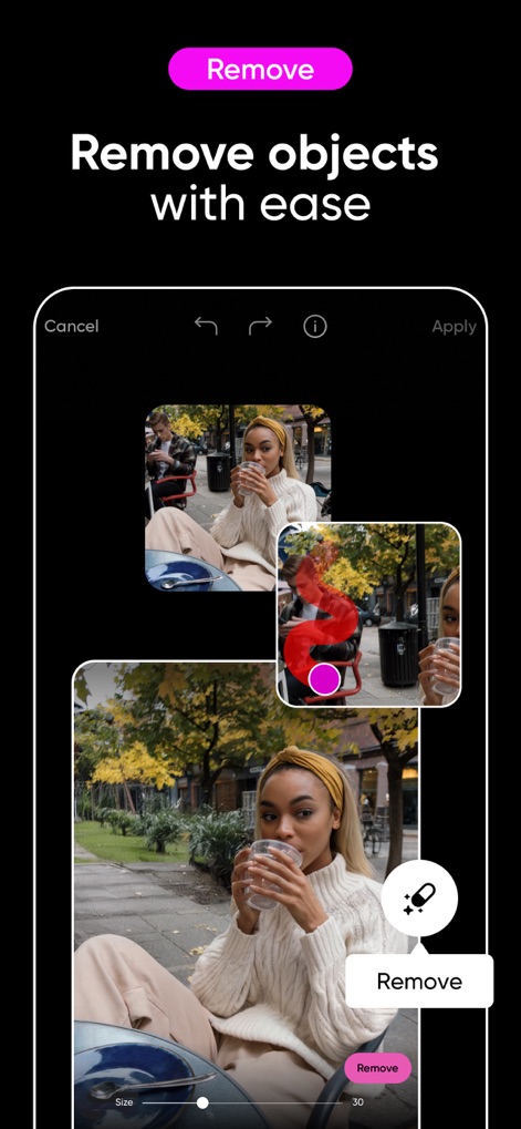 Picsart AI Photo Editor, Video - Effortless Object Removal