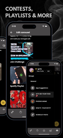 IGNIT3: Fitness & Nutrition iPhone screenshot