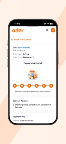 Oder Food: Food Delivery screenshot
