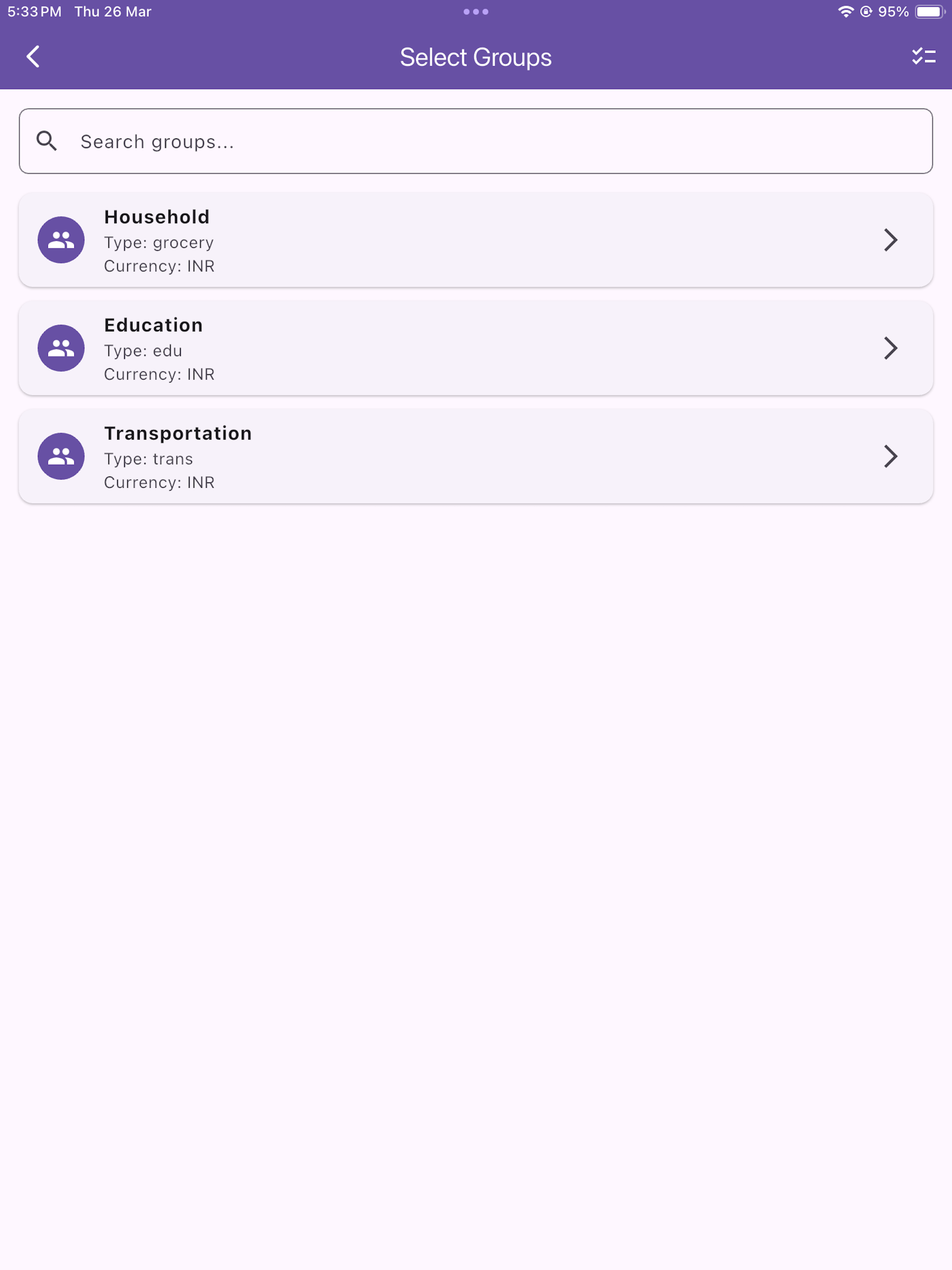 HFHG Expenses Manager