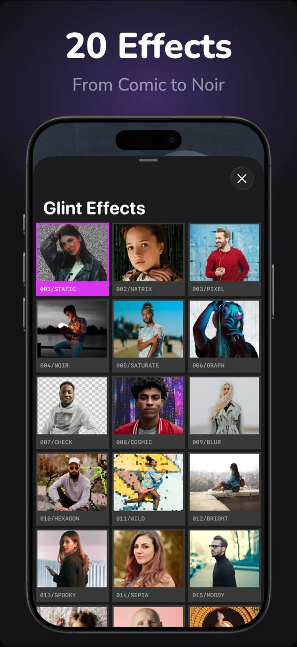 Screenshot #3 pour Glint - Video Effects Camera