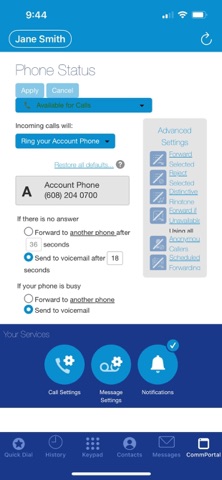 App screenshot
