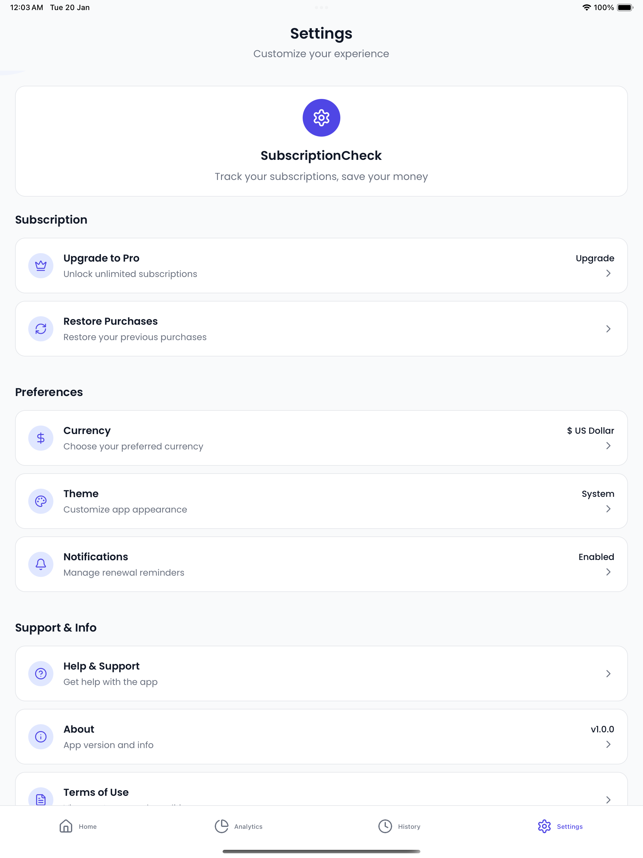 Trackly - Subscription Manager screenshot 8