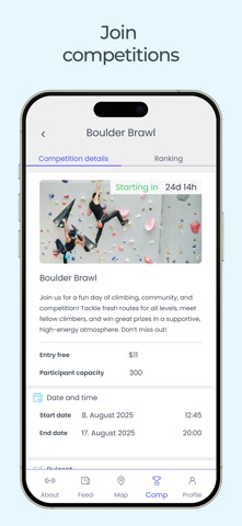 Intoclimb screenshot