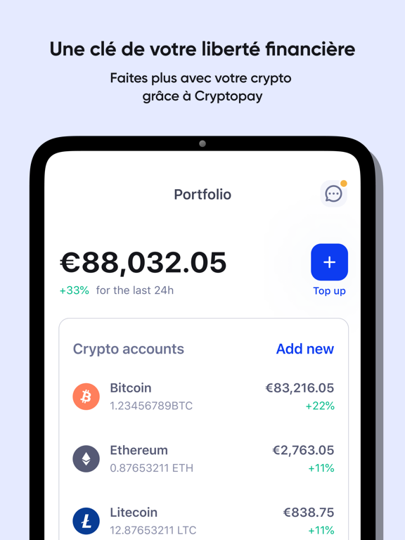 Screenshot #4 pour Cryptopay : Wallet & Carte
