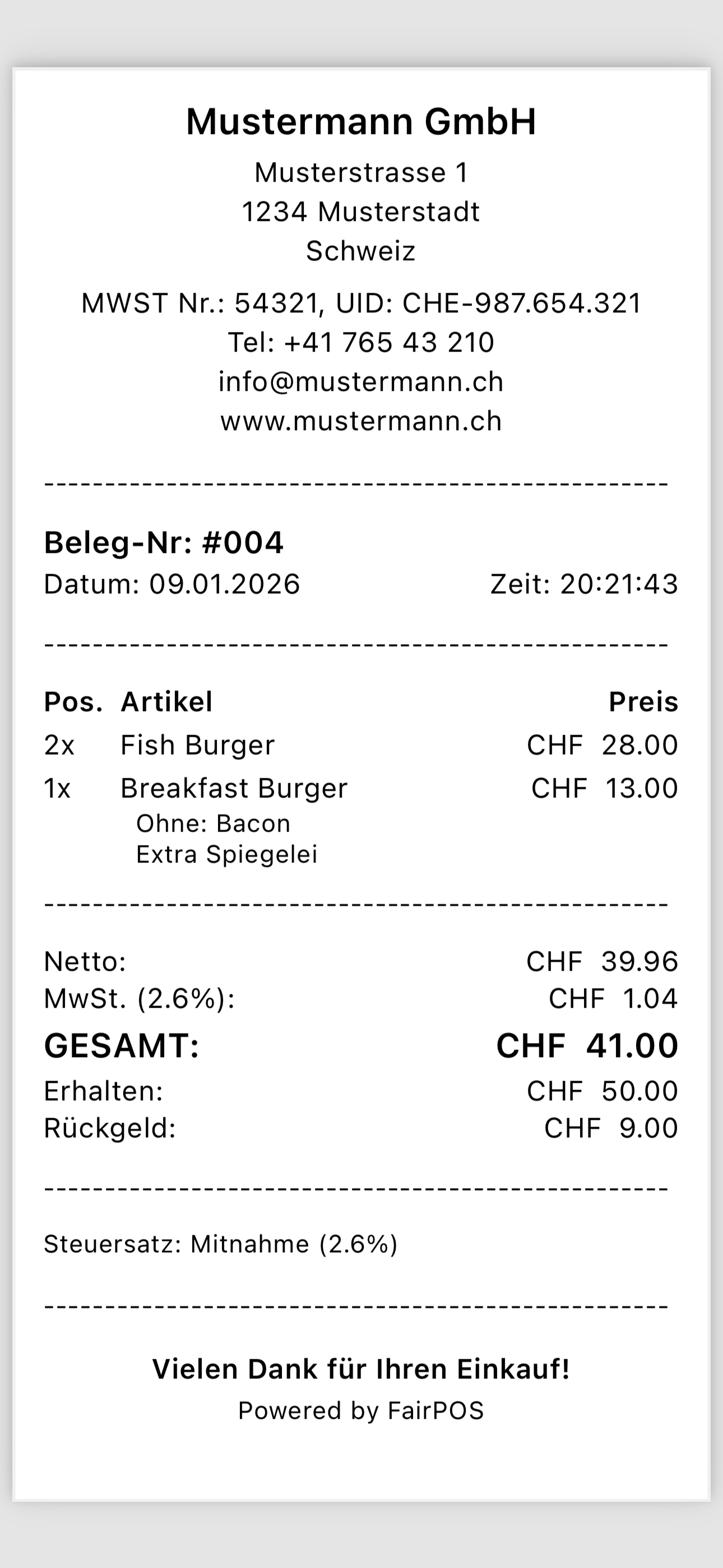 FairPOS screenshot 5