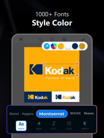 AI Logo Maker: Flyer Generator iPad screenshot