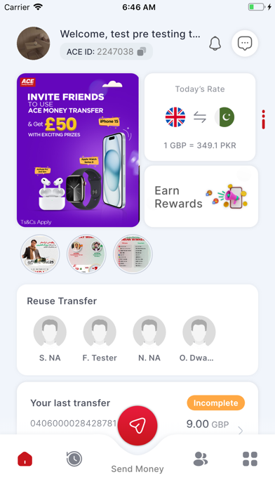 ACE Money Transfer Screenshot