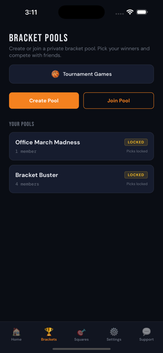 Tournament Brackets & Squares Screenshot 2 of 5