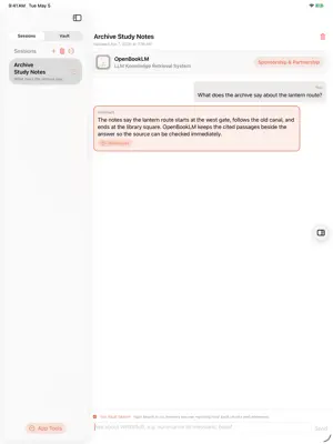 OpenBookLM screenshot 2