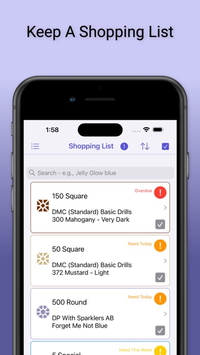 Drillalog: Diamond Painting iPhone screenshot 5 - Lifestyle app