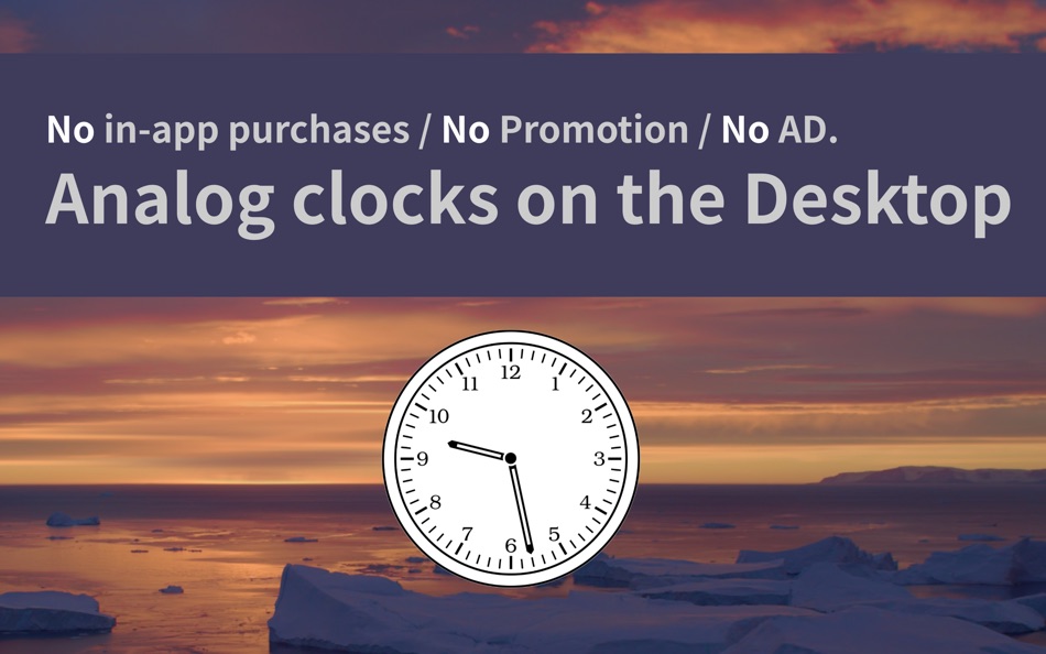 #1. AnalogClockV (macOS) Podle: Takeshi Yano
