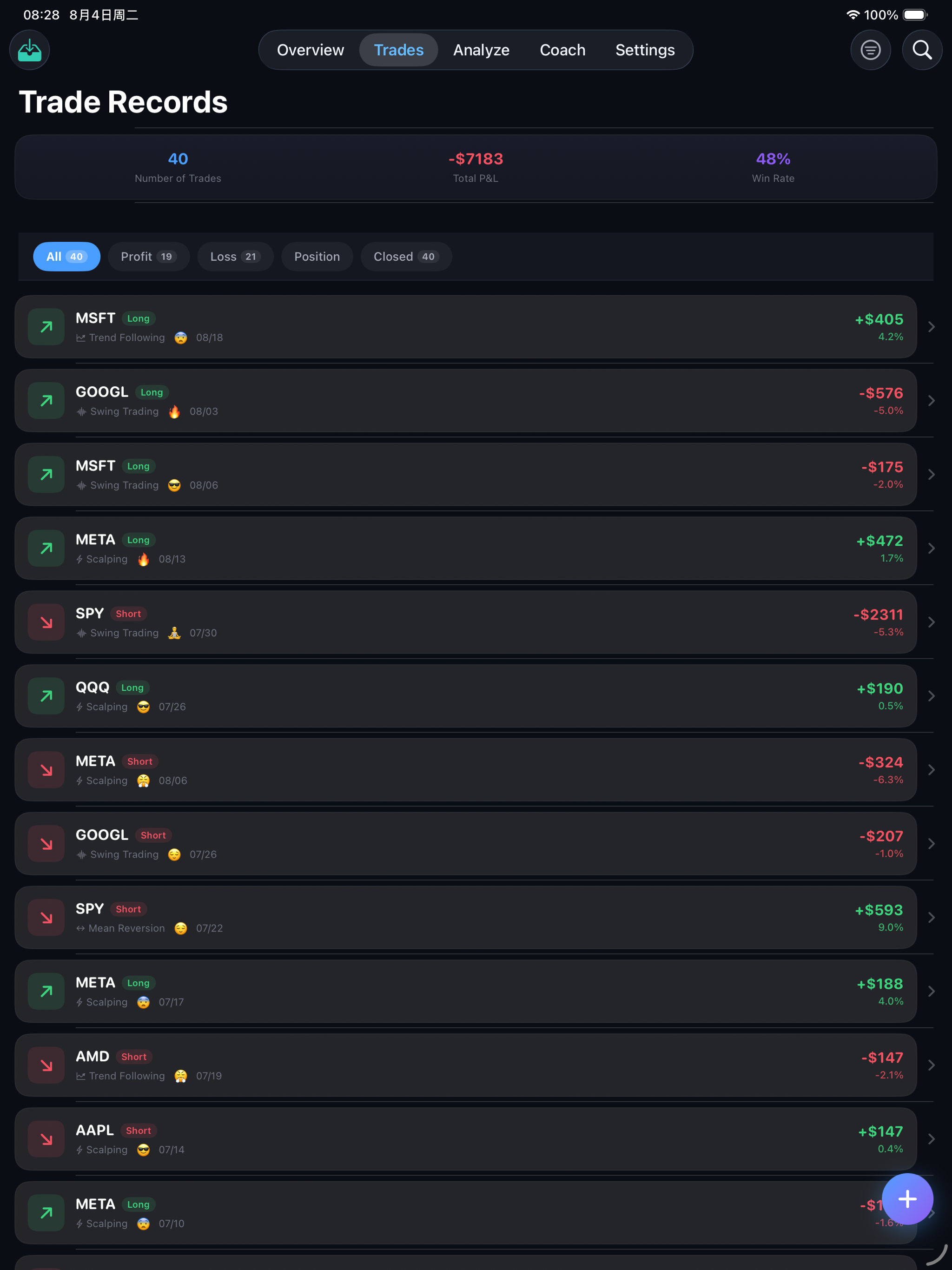 AI Trade Journal screenshot 7