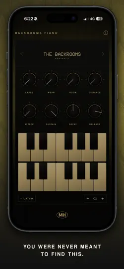 Capture d'écran de Backrooms Piano sur iPhone 2