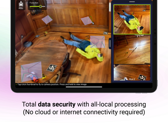 Dot3D - LiDAR 3D Scanning iPad screenshot 4 - Photo & Video app