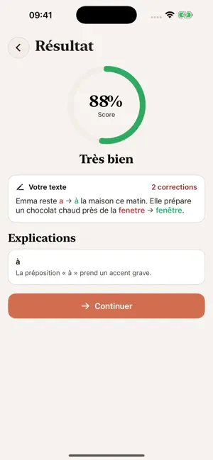 Dictée en français orthographe screenshot 2