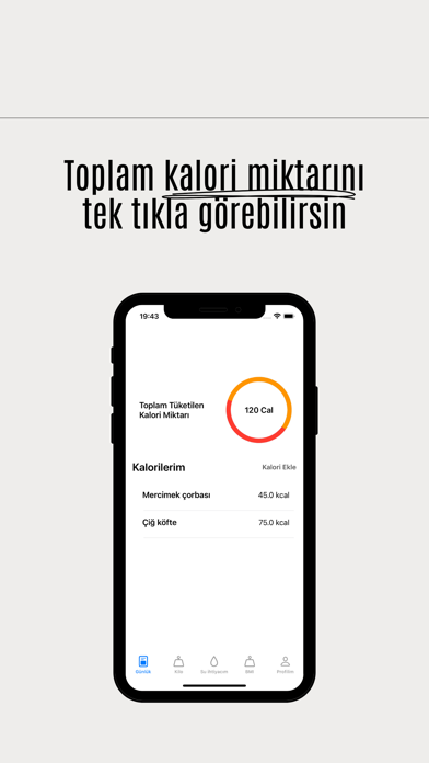Günlük Kalori Takip Screenshot