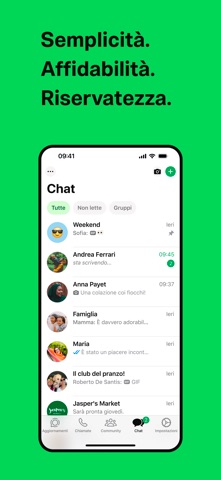 WhatsApp Messenger App Store preview screenshot 1
