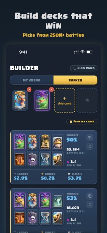 Royale Buddy: Decks & Stats Screenshot 2 of 6