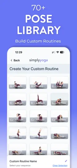 Capture d'écran de Simply Yoga - Home Workouts sur iPhone 5