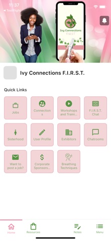 Ivy Connections F.I.R.S.T. iPhone screenshot