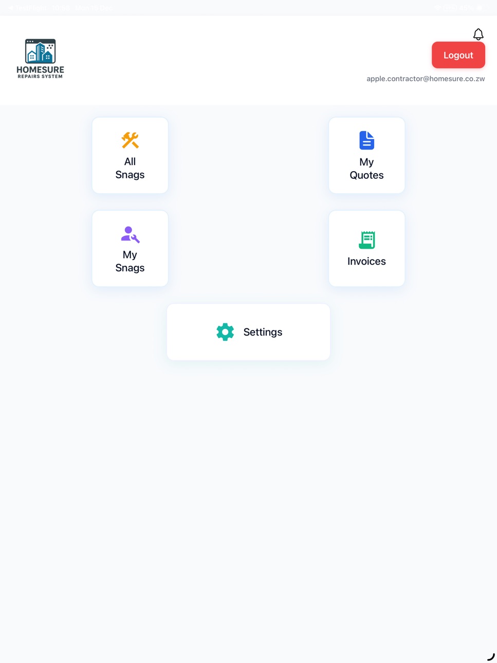 iPad screenshot