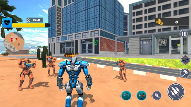 Flying Robot Transformation 3D screenshot-5