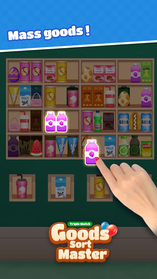 #3. Goods Sort Master Triple Match (iOS) By: Hong Hai Wu Xian Technology Development Co., Ltd.