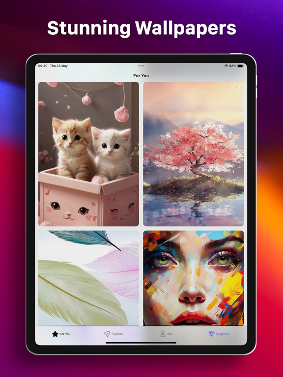 Walla - Live Wallpapers 17 iPad screenshot 5 - Entertainment app