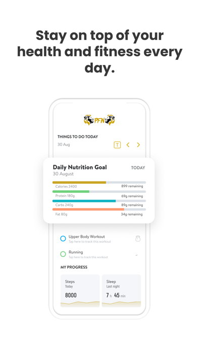 Pride Fitness and Nutrition Screenshot