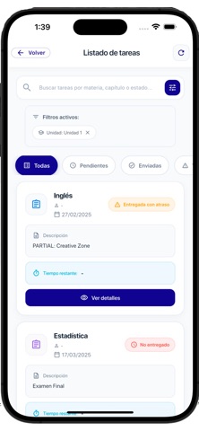 Colegio Nuevo Mundo App screenshot