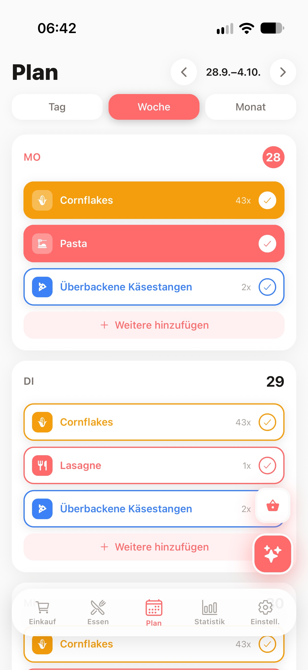 Screenshot 7 of Shuffya Mealplanner
