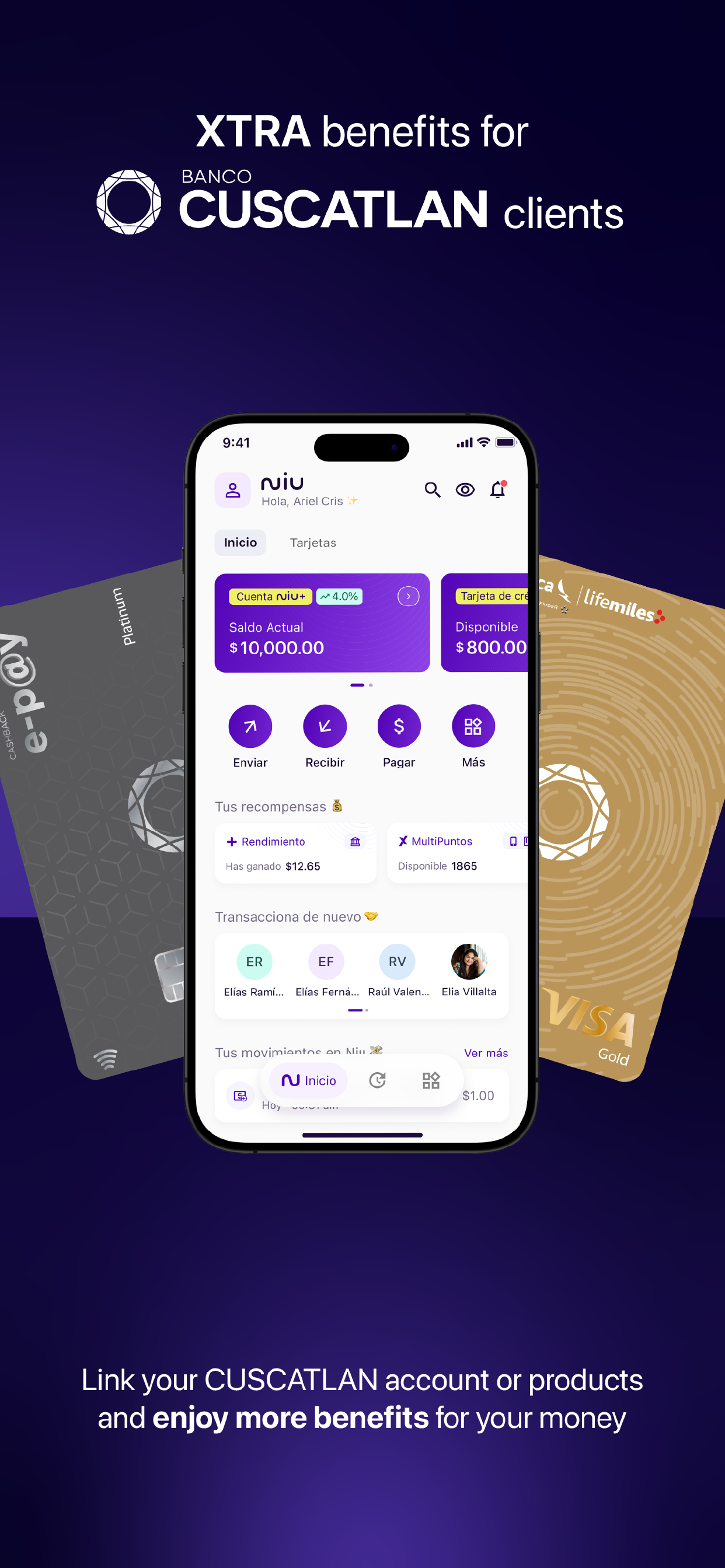 Niu: Tu dinero, tarjetas y más screenshot 8