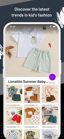 Boys & Girls Clothing Fashion iPhone screenshot