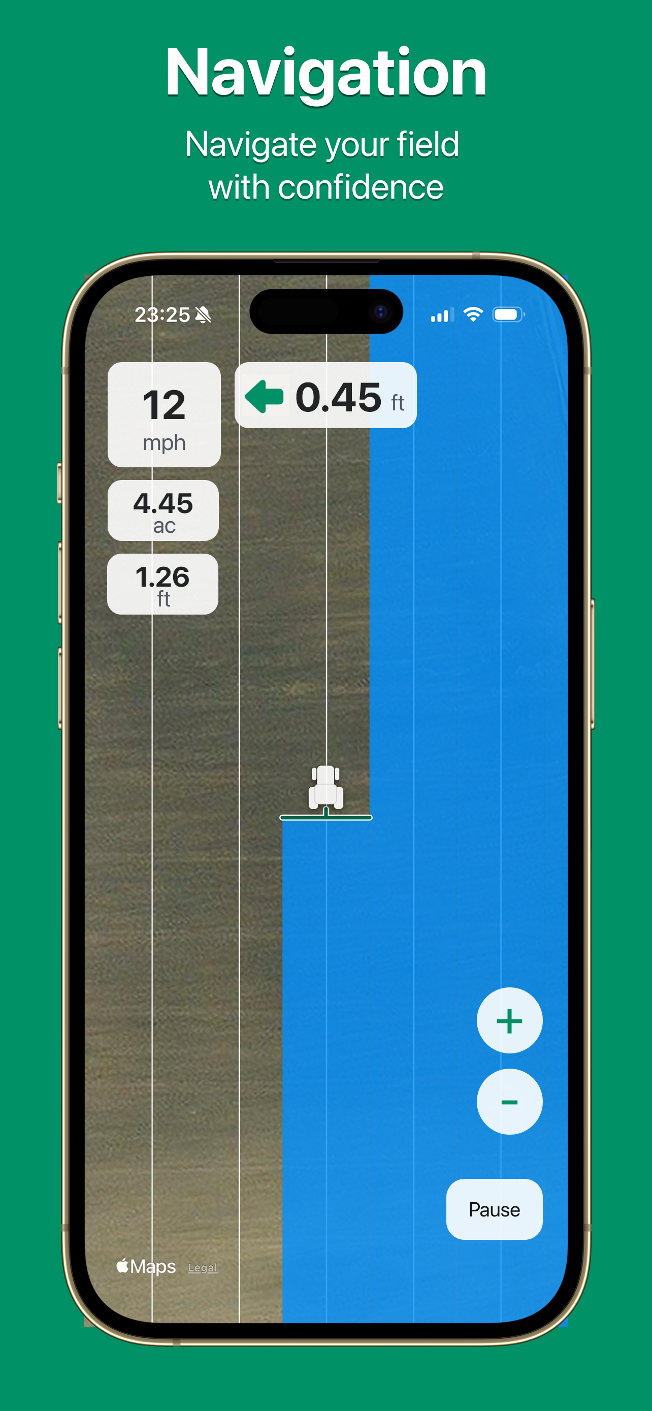 Field Navigation: Tractor GPS