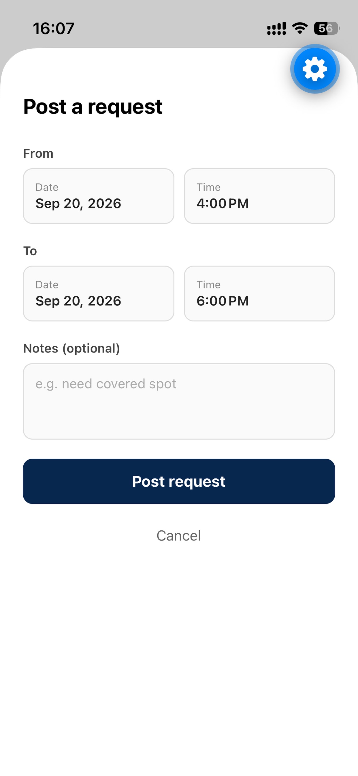 Screenshot 2 of MyParkingShare