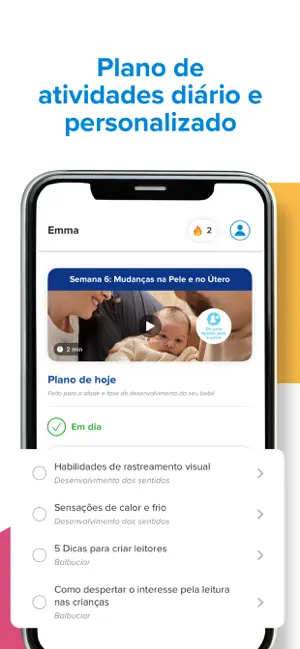Kinedu Desenvolvimento do Bebê iPhone screenshot 2