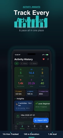 TrailSense: Hike & Bike GPS screenshot