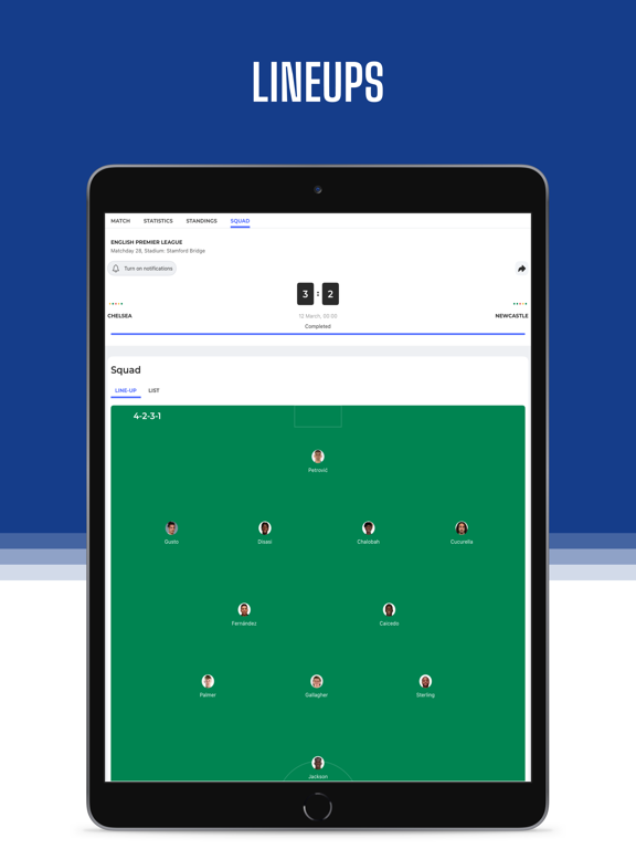 Screenshot #6 pour Blues Live: soccer app