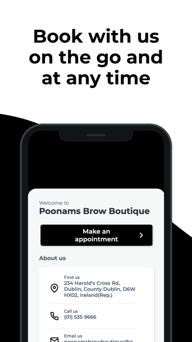 Screenshot #1 pour Poonams Brow Boutique