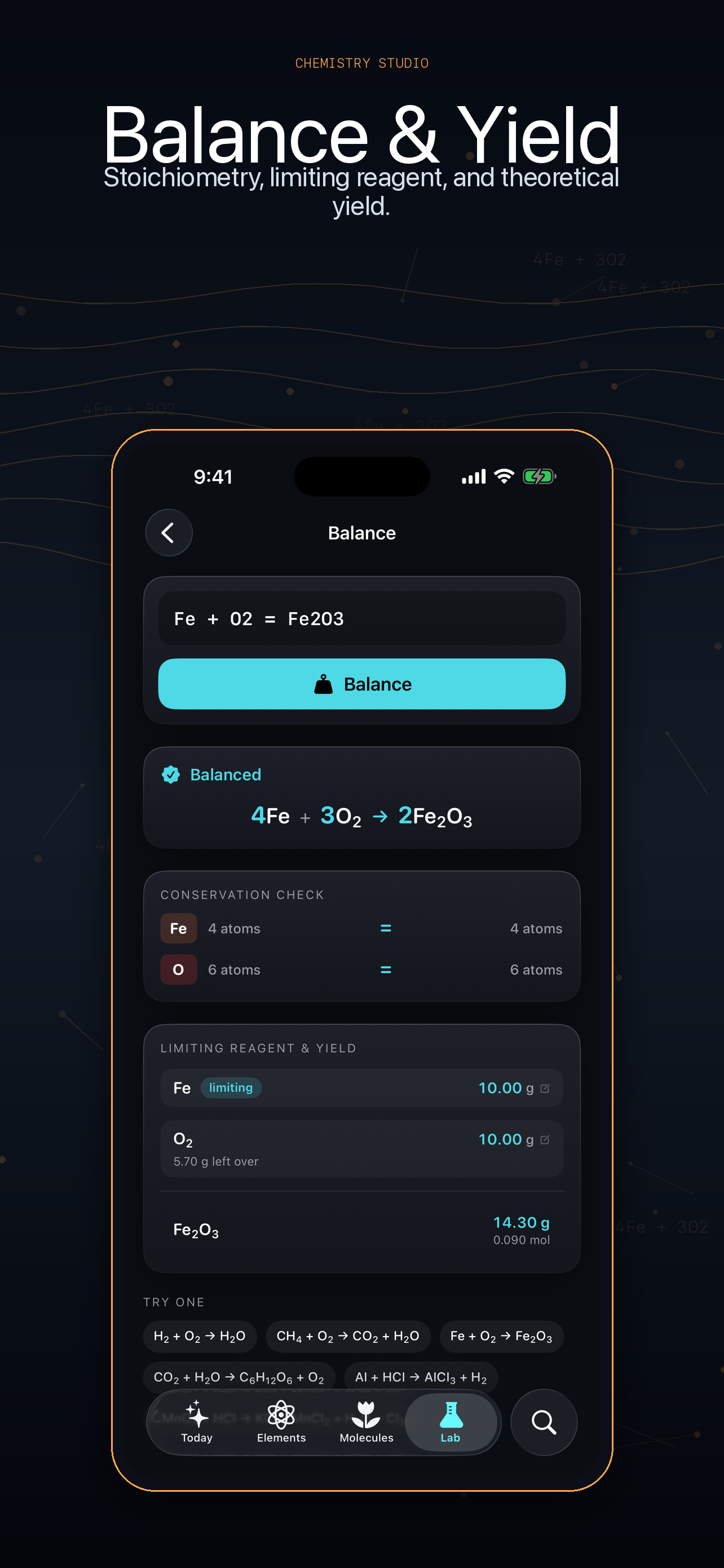 Chemistry Explorer: Calculator screenshot 5