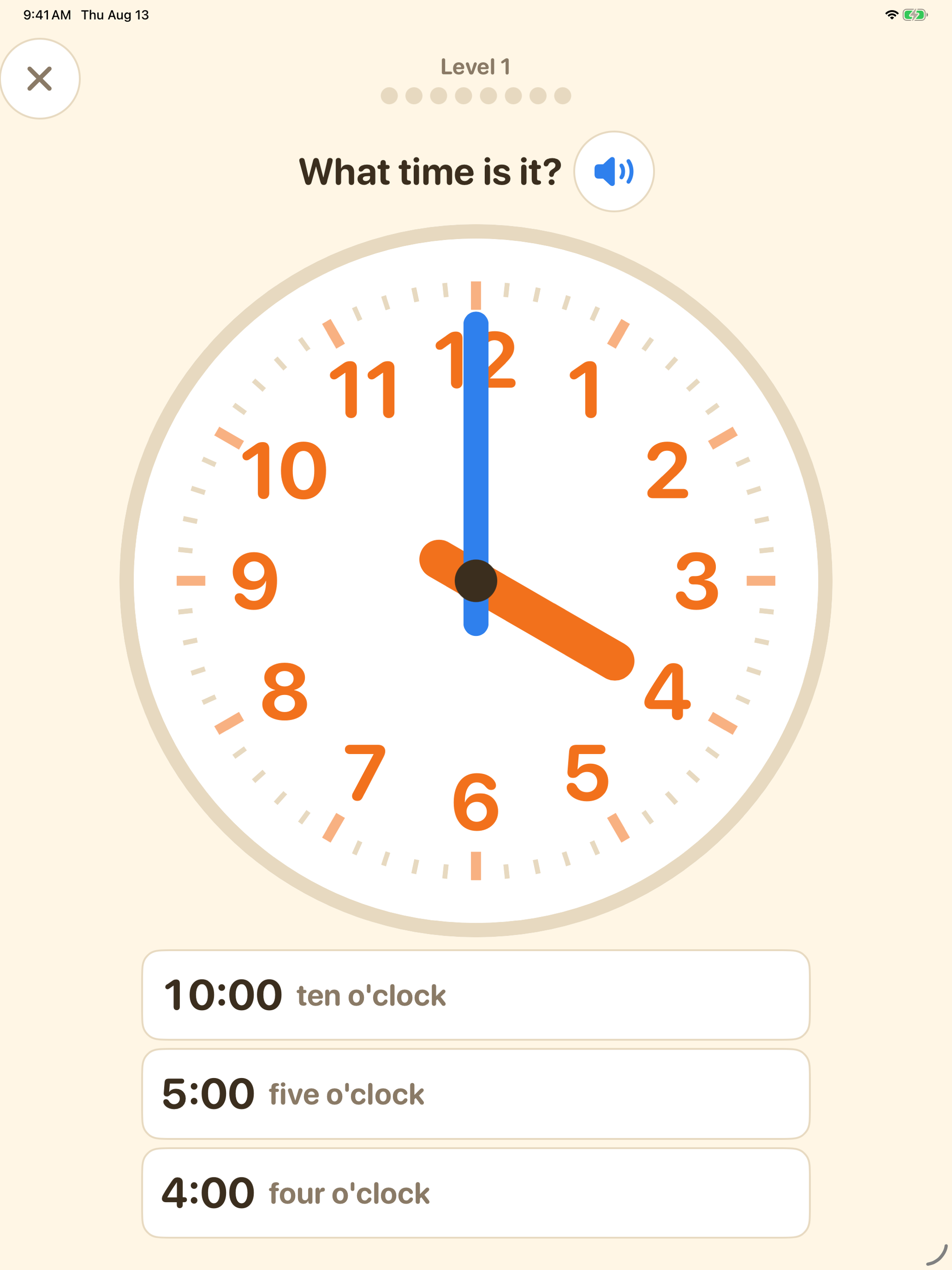 Tell Time for Kids screenshot 8