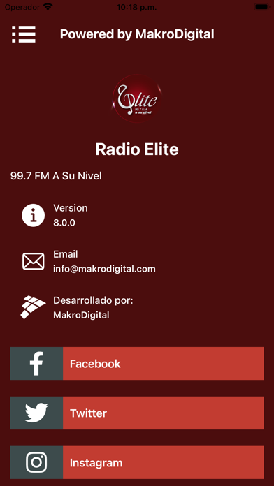 Screenshot #2 pour Radio Elite