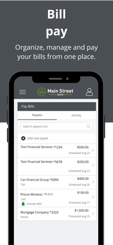 Main Street Mobile Banking Screenshot 7 of 8