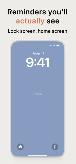 LockScreenNotes - bg text screenshot 2