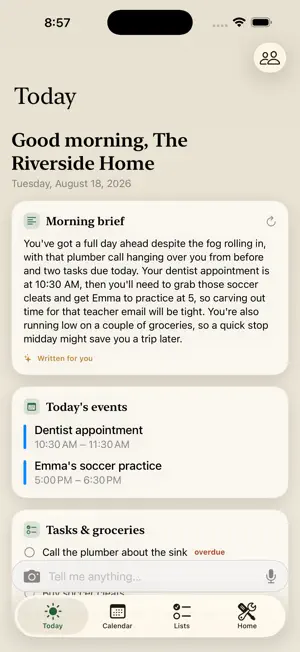 Homestead: AI Family Organizer screenshot 1