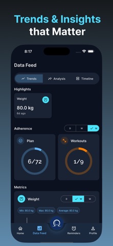 OmegaX: Health Agent iPhone screenshot