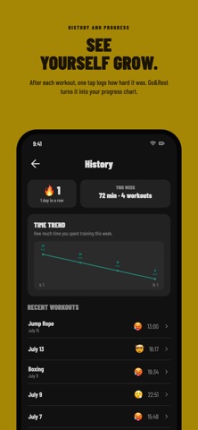 Go&Rest – HIIT Interval Timer Screenshot 5 of 6