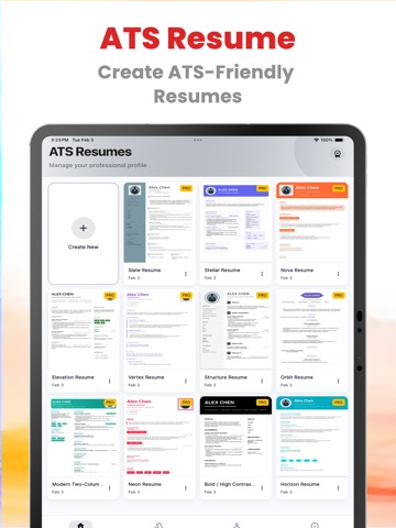 ATS Resume Builder & CV Maker iPad screenshot